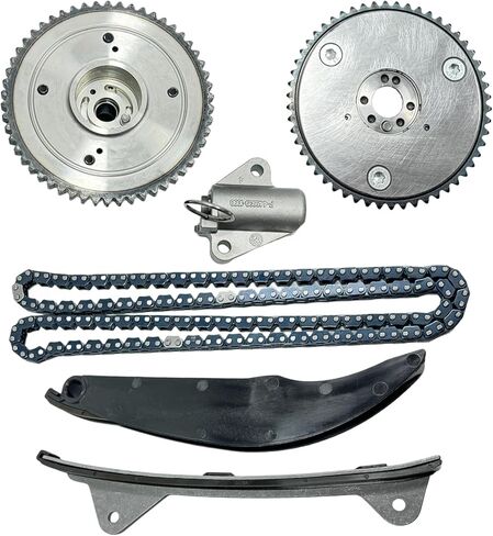 Timing Chain Kit with Intake/Exhaust VVT Gear Compatible with 2011-2014 Hyundai Elantra,2018-2021 Hyundai Kona,2017-2022 Kia Forte,2012-2014 Kia Soul Replace# 24350-2E001 24370-2E000 918-795 in Saudi Arabia
