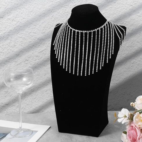 حجر الراين الشريط شرابة سلسلة حجر الراين هامش تقليم مطرز الشريط الماس شرابة سلسلة الشظية الماس هامش للخياطة الحرف الزفاف حزب الملابس والاكسسوارات الإناث المجوهرات ديكور عيد الميلاد in Kuwait