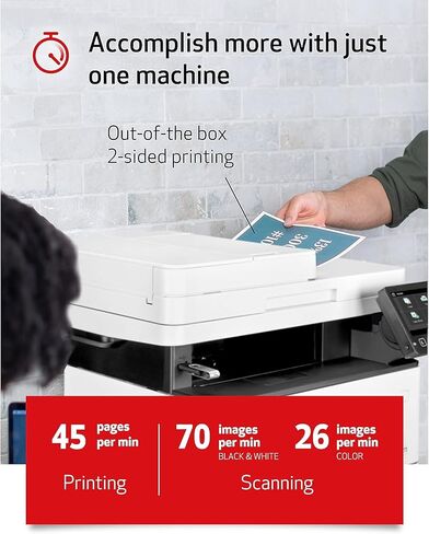 Canon Image CLASS D1650 (2223C023) طابعة ليزر لاسلكية الكل في واحد مع AirPrint، 45 صفحة في الدقيقة وضمان 3 سنوات، Amazon Dash Replenishment Ready، 17.8 بوصة × 19.5 بوصة × 18.3 بوصة in Saudi Arabia