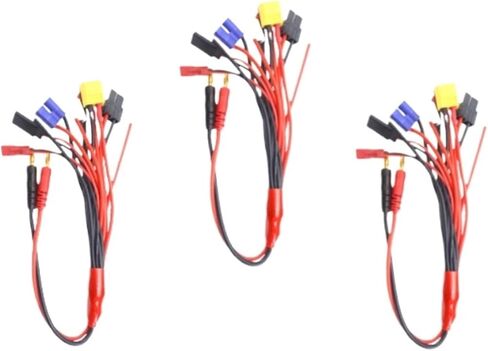 منتج 8 في 1 محول شحن 4.0 مم موصل إلى EC3 XT60 TRX JST Futaba T Connect لبطارية Imax B6 B6AC المميزة (قطعة واحدة) in Kuwait