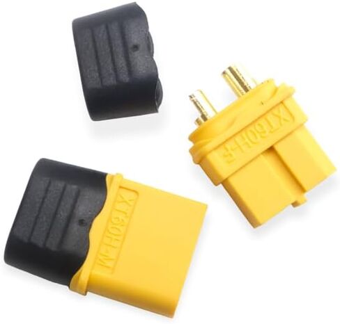 3-Pair Amass XT60H Male/Female Upgrade Connectors for Remote Control Drones - Male/Female Connector Kit distintivo(6pcs XT60H-F) in Kuwait