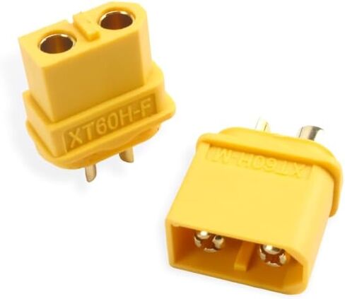 3-Pair Amass XT60H Male/Female Upgrade Connectors for Remote Control Drones - Male/Female Connector Kit distintivo(6pcs XT60H-F) in Kuwait