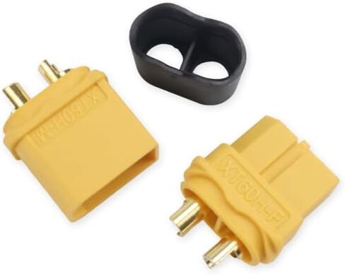 3-Pair Amass XT60H Male/Female Upgrade Connectors for Remote Control Drones - Male/Female Connector Kit distintivo(6pcs XT60H-F) in Kuwait