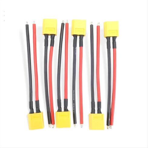 سلك سيليكون PVC 14AWG بطول 10 سم، مناسب لملحقات موصل كابل التحكم عن بعد. مميز (TX60-M-10CM 2 قطعة) in Saudi Arabia