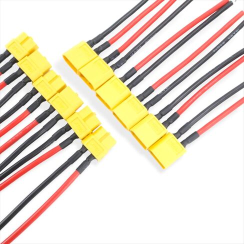 سلك سيليكون PVC 14AWG بطول 10 سم، مناسب لملحقات موصل كابل التحكم عن بعد. مميز (TX60-M-10CM 2 قطعة) in Saudi Arabia