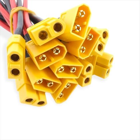 سلك سيليكون PVC 14AWG بطول 10 سم، مناسب لملحقات موصل كابل التحكم عن بعد. مميز (TX60-M-10CM 2 قطعة) in Saudi Arabia