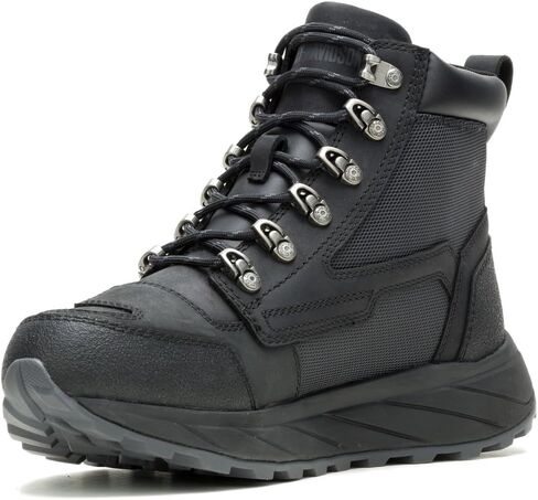 Harley-Davidson Men's Greyford Waterproof Black Motorcycle Boots, D96323 in Saudi Arabia