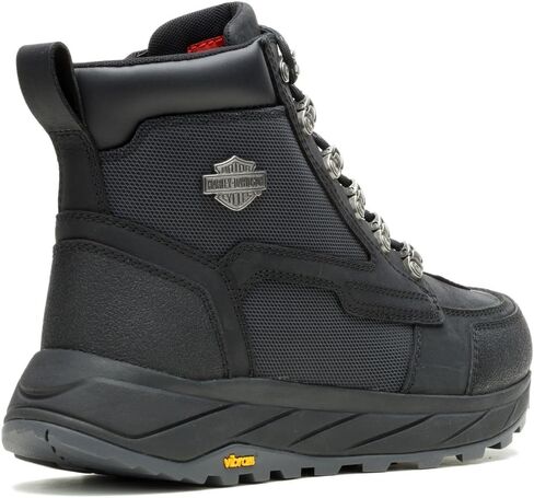 Harley-Davidson Men's Greyford Waterproof Black Motorcycle Boots, D96323 in Saudi Arabia
