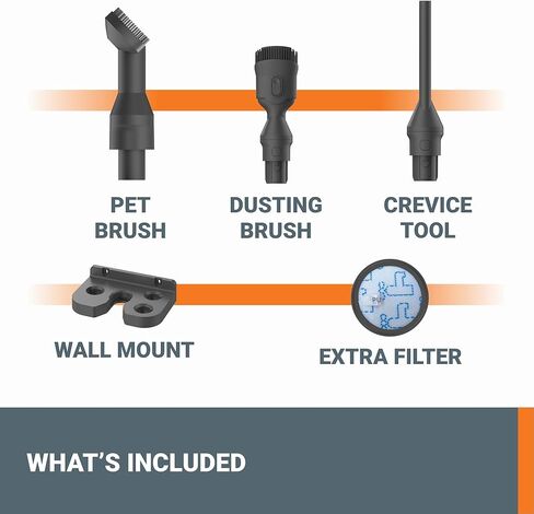 WORX 20V PowerShare Cordless Stick Vacuum WX038L.9, Powerful Cordless Vacuum Cleaner 25Kpa High Suction for Pet Hair, Lightweight Handheld Vacuum Cleans Floors Carpet Car – Tool Only in Saudi Arabia