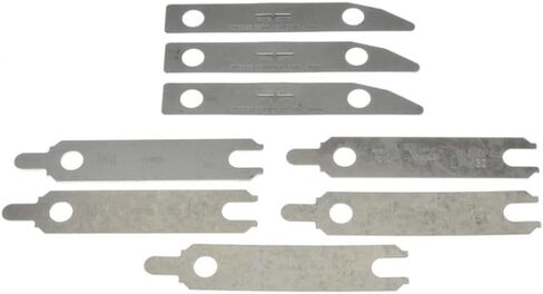 KarParts360 Starter Alignment Shims | Steel Material | Set Of 8 | With (1) 1/64 Inches/(2) 1/32 Inches/(3) 3/64 Inches/(2) 1/16 Inches Assortment in Saudi Arabia