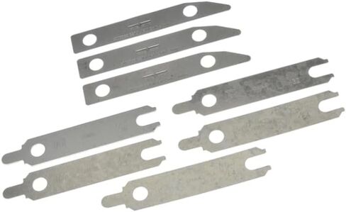 KarParts360 Starter Alignment Shims | Steel Material | Set Of 8 | With (1) 1/64 Inches/(2) 1/32 Inches/(3) 3/64 Inches/(2) 1/16 Inches Assortment in Saudi Arabia