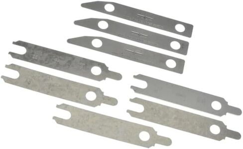 KarParts360 Starter Alignment Shims | Steel Material | Set Of 8 | With (1) 1/64 Inches/(2) 1/32 Inches/(3) 3/64 Inches/(2) 1/16 Inches Assortment in Saudi Arabia