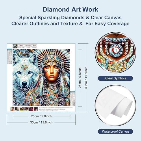 FHBUBPUP Cardinal Bird Diamond Art Painting Kits for Adults, 5D Flower Special Shape Diamond Art for Beginners, Rhinestones Gem Art Craft Home Wall Decor Gift 12×12inch in Kuwait