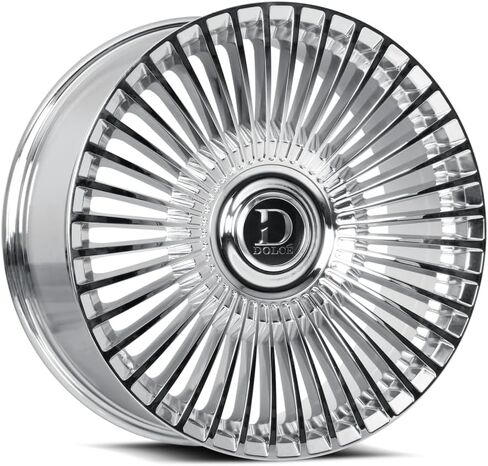 Part Synergy Replacement Dolce Wheel - Luxury Trento 22x10.5 | 5x112/5x114.3 Bolt Pattern | +40ET Offset | 73.1mm Hub Bore | Chrome Finish Wheel in Saudi Arabia