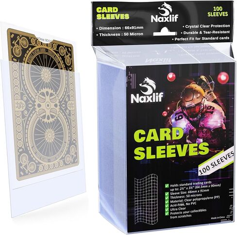 Card Protector Sleeves 1000 Counts Durable Ultra Clear Card Cases for Sports Cards Secure, Flexible Storage Solutions to Keep Your Collection Safe and Protected for Hobbyists and Collectors. in Kuwait