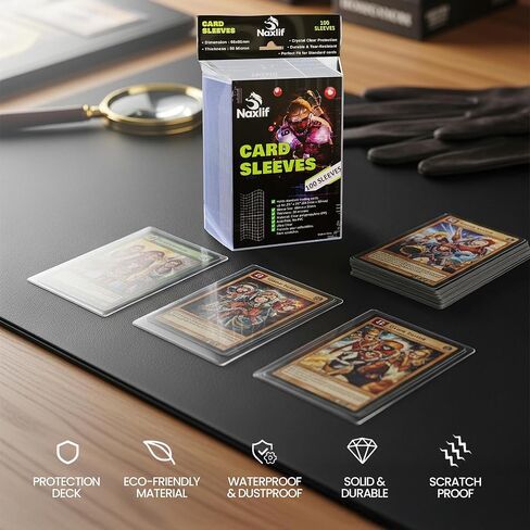 Card Protector Sleeves 1000 Counts Durable Ultra Clear Card Cases for Sports Cards Secure, Flexible Storage Solutions to Keep Your Collection Safe and Protected for Hobbyists and Collectors. in Kuwait