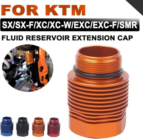دراجة نارية الخلفية زيادة سائل الفرامل خزان تمديد غطاء النفط التوصيل ل KTM XC XCF SX SXF XCW XCFW EXC EXCF TPI ستة أيام 125 200 250 300 350 400 450 500 530 ل Husqvarna in Kuwait