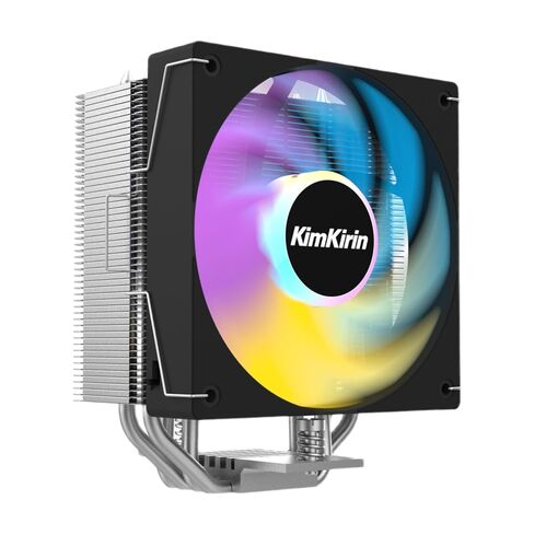 KimKirin CPU Cooler, 6 Copper Heat Pipes, Dual 120mm PWM Fans, 2200RPM Speed for Intel LGA 1851/1700/1200/115X and AMD AM4/AM5 in Saudi Arabia