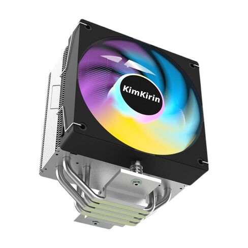 KimKirin CPU Cooler, 6 Copper Heat Pipes, Dual 120mm PWM Fans, 2200RPM Speed for Intel LGA 1851/1700/1200/115X and AMD AM4/AM5 in Saudi Arabia