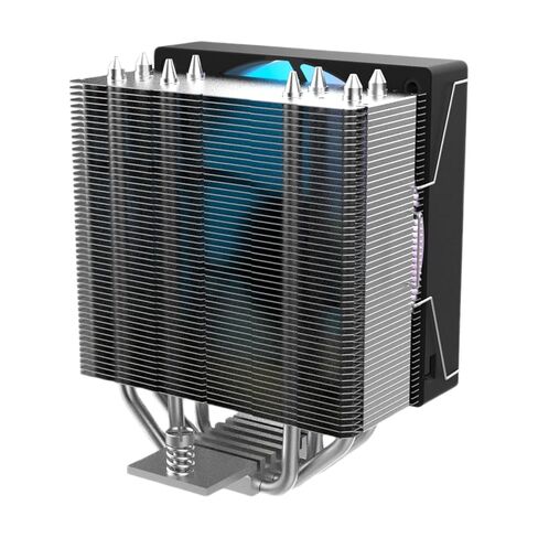 KimKirin CPU Cooler, 6 Copper Heat Pipes, Dual 120mm PWM Fans, 2200RPM Speed for Intel LGA 1851/1700/1200/115X and AMD AM4/AM5 in Saudi Arabia