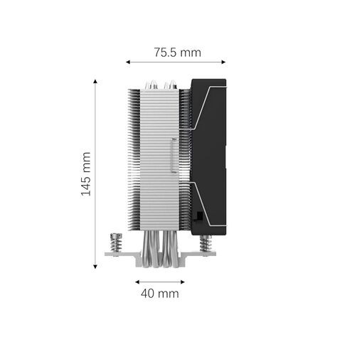 KimKirin CPU Cooler, 6 Copper Heat Pipes, Dual 120mm PWM Fans, 2200RPM Speed for Intel LGA 1851/1700/1200/115X and AMD AM4/AM5 in Saudi Arabia