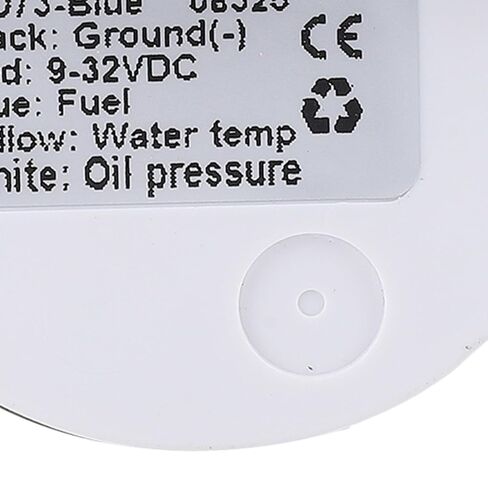 Aramox 52mm Digital Water Temperature Oil Pressure Fuel Level Meter, with Backlight Display for Cars RVs Trucks Yachts Boats Motorcycles (White Dial Silver Bezel) in Saudi Arabia