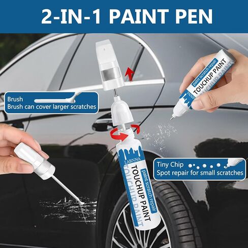 Soul Red Crystal Metallic(46V) Touch Up Paint for Mazda-Exact Match 2 in 1 touchup Paint Pen for Chips and Nicks Repair Car Paint Scratch Repair in Kuwait