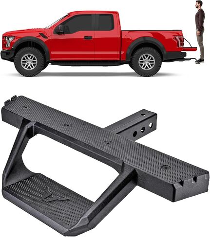 Cobra-Tek Bully Black 2 "الفئة III 2 مرحلة وصلة الاستقبال المصد خطوة سوداء مسحوق مطلي بوزن 350 رطل للخدمة الشاقة in Saudi Arabia