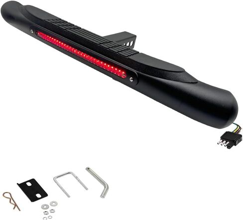 Cobra-Tek Bully Black 2 "الفئة III 2 مرحلة وصلة الاستقبال المصد خطوة سوداء مسحوق مطلي بوزن 350 رطل للخدمة الشاقة in Saudi Arabia