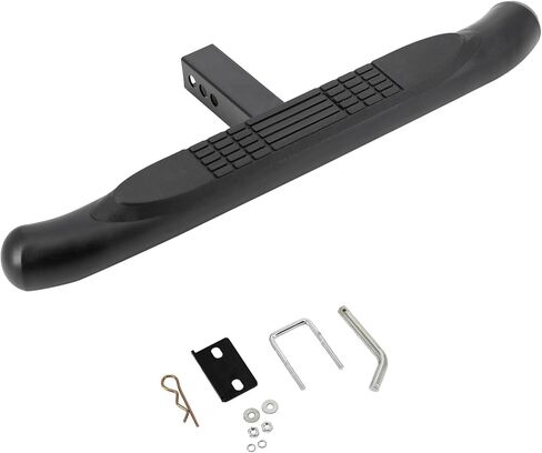 Cobra-Tek Bully Black 2 "الفئة III 2 مرحلة وصلة الاستقبال المصد خطوة سوداء مسحوق مطلي بوزن 350 رطل للخدمة الشاقة in Saudi Arabia