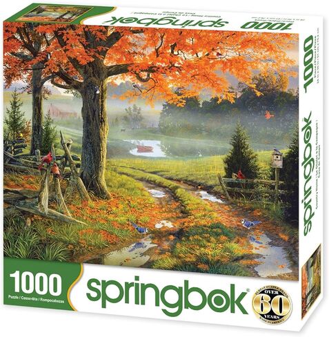 Springbok - Country Home - 1000 Piece Jigsaw Puzzle- Fall Landscape That's Relaxing in Saudi Arabia