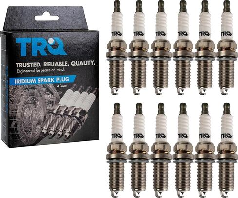 TRQ Iridium Spark Plugs Engine Tune Up Ignition Kit 12 Piece Set in Kuwait