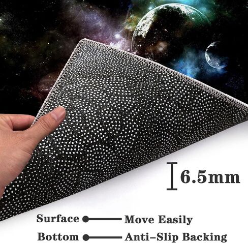 Desk Chair Mat for Carpet and Hardwood Floors 100 x 120 cm Non Slip Gaming Chair Mat Office Chair Floor Protector for Home Office and Gaming Room in Saudi Arabia