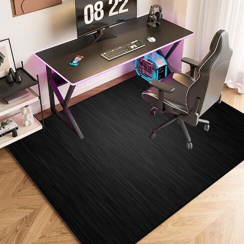Desk Chair Mat for Carpet and Hardwood Floors 100 x 140 cm Non Slip Gaming Chair Mat for Office and Gaming Room Floor Protector for Rolling Chairs in Saudi Arabia