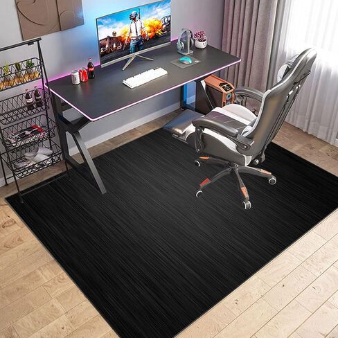 Hardwood Floor Office Chair Mat Multi Purpose Floor Protection Mat for Computer Gaming Rolling Chair Anti Slip & Scratch Resistant 70 x 100 cm in Saudi Arabia