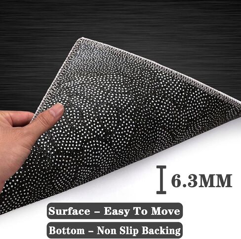 Hardwood Floor Office Chair Mat Multi Purpose Floor Protection Mat for Computer Gaming Rolling Chair Anti Slip & Scratch Resistant 70 x 100 cm in Saudi Arabia