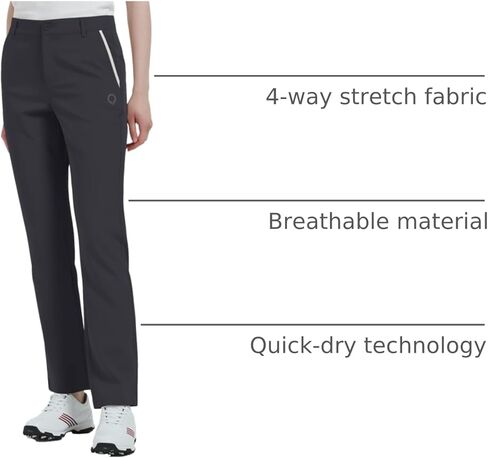 Bakery Women's Golf Pants Stretch with Pockets Quick Dry Lightweight Dress Work Pants in Saudi Arabia