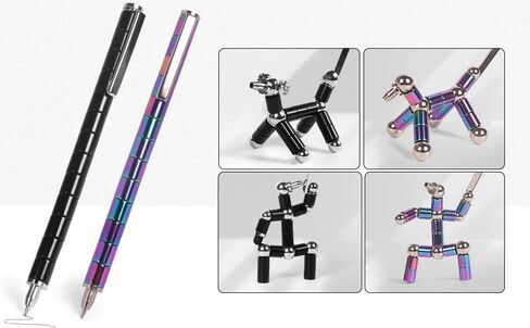 Fidget Pen, Magnetic Pen，Fidget Toys，Suitable for (6 Years Old and Above) Teenager Toys, Perfect for Stress Relief and Focus 。 The Best Gifts for Students, Lawyers, and Doctors in Saudi Arabia