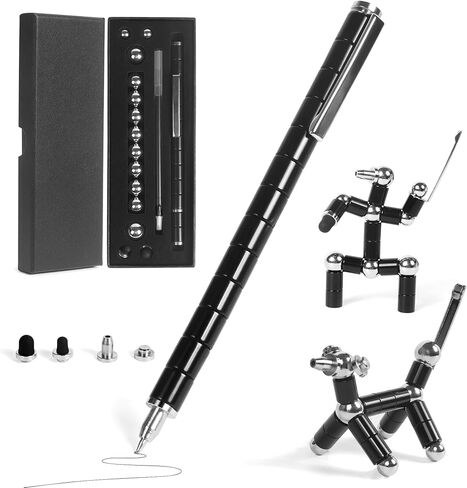 Fidget Pen, Magnetic Pen，Fidget Toys，Suitable for (6 Years Old and Above) Teenager Toys, Perfect for Stress Relief and Focus 。 The Best Gifts for Students, Lawyers, and Doctors in Saudi Arabia