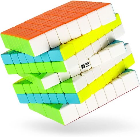 QIYI 10x10 Stickerless Bright Magic Cube 10x10x10 Speed Cube Puzzle Game Toys in Kuwait