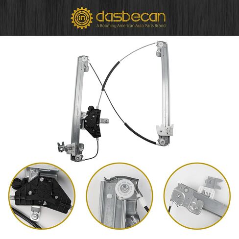 Dasbecan Front Driver Side Power Window Regulator with Motor Assembly Comptible with Nissan Pathfinder 2013-2021 Replace #751-980(6Pins) in Saudi Arabia