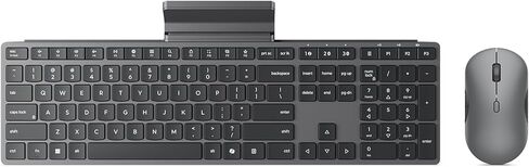 لوحة مفاتيح لينوفو 700 اللاسلكية الحديثة، دونجل 2.4 جيجا هرتز واتصال بلوتوث مزدوج، تشفير AES-128، عمر بطارية يصل إلى 36 شهرًا، لونا جراي in Kuwait