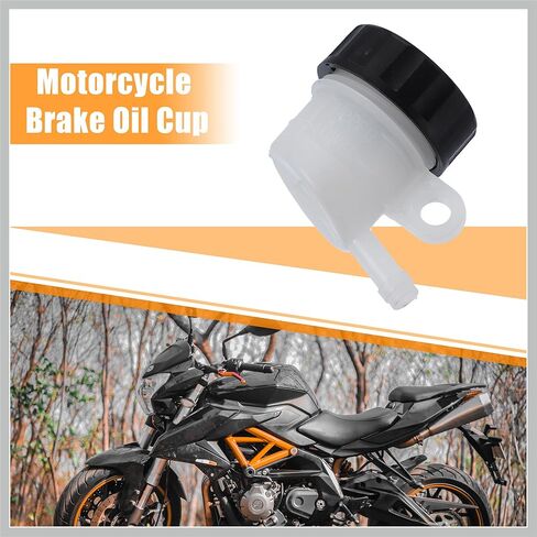 Universal Motorcycle ATV Dirt Bike Master Cylinder Fluid Oil Reservoir Rear Brake Clutch Tank Oil Cup for Honda for Yamaha for Kawasaki for Suzuki Replacement Car Parts in Saudi Arabia