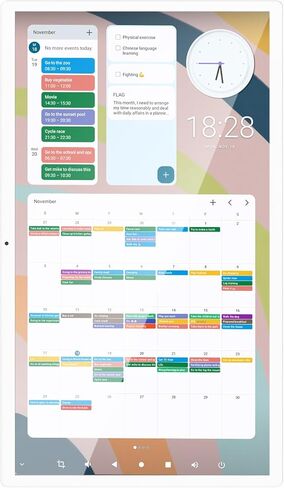 32 inch Digital Calendar,electronic digital wall touch screen smart calendar with Google Play Multi-calendar Sync for planner&personal organizers Wall/Desk Stand in Kuwait
