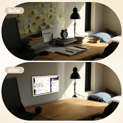 32 inch Digital Calendar,electronic digital wall touch screen smart calendar with Google Play Multi-calendar Sync for planner&personal organizers Wall/Desk Stand in Kuwait