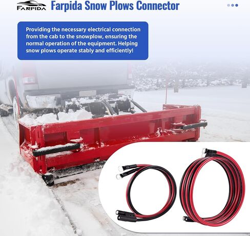 HYD01684 HYD01690 Snow Plow Power Ground Cable Truck and Plow Side Repair Harness Fit for BOSS Plows Snow Plow Harness Repair Kit in Saudi Arabia