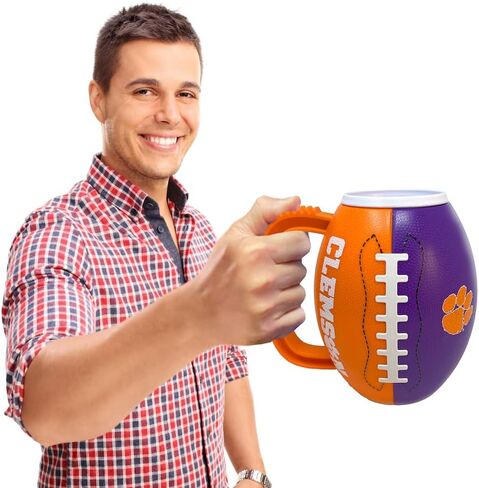 Party Animal NCAA Michigan Wolverines 3D Football Plastic Mug, Team Color in Saudi Arabia