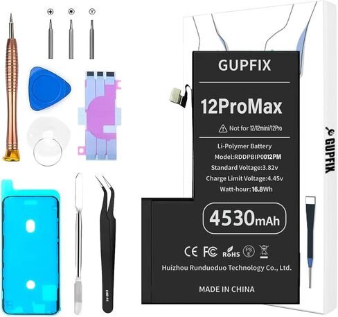 Diagnostic Battery for iPhone 13 No Pop-up Unknown Part Warning, 3500mAh High Capacity Li-Polymer Rechargeable Battery Replacement for iPhone 13 with Full Tool Kit in Saudi Arabia