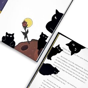 SONAME 6 Pieces Magnetic Bookmarks - Cute Cat Page Markers for Book Lovers,Book Markers Clip for Student Teacher Reading (A) in Saudi Arabia