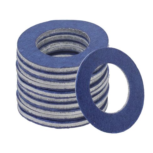 10PCS Car Screw Gasket for Toyota Cars Engine Seal Aluminum Oil Drain Plug Screws Washers Wear Part Replacement Accessories in Saudi Arabia